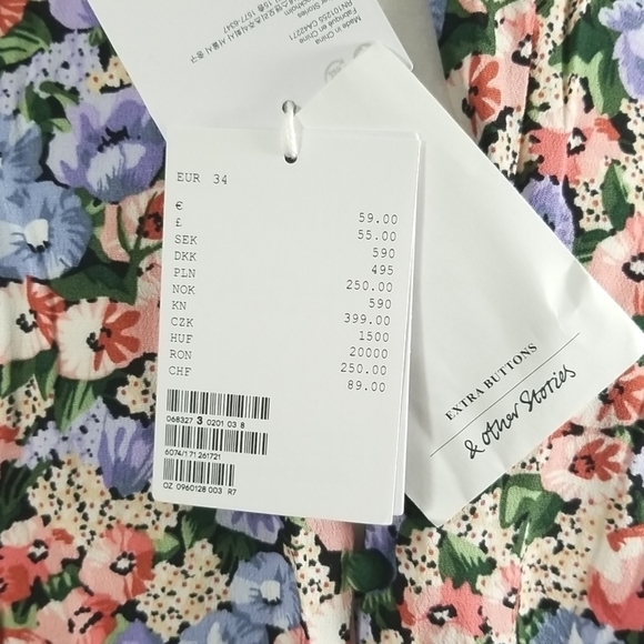 & Other Stories Floral Dress Los Angeles Atelier - Picture 7 of 11